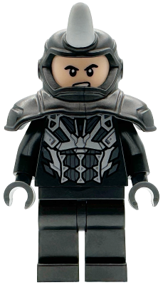 sh1098 - Rhino - Shoulder Armor with Light Bluish Gray Horn