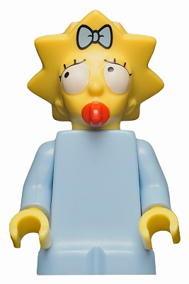 sim011 - Maggie Simpson, The Simpsons, Series 1 (Minifigure Only without Stand and Accessories) (Copy)