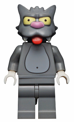 sim020 - Scratchy, The Simpsons, Series 1 (Minifigure Only without Stand and Accessories) (Copy)