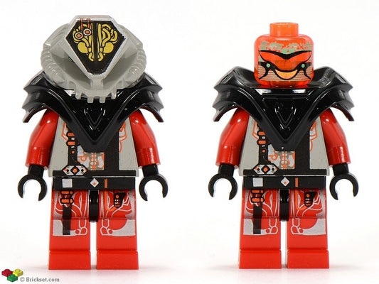 sp046 - UFO Zotaxian Alien - Red Pilot with Armor and Printed Helmet (Chamon)