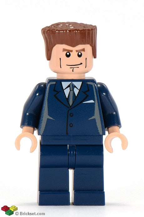 spd021 - Harry Osborn 1, Dark Blue Suit Torso, Dark Blue Legs