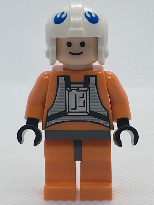 sw0012b - Dak Ralter - Dark Bluish Gray Hips, Light Nougat Head