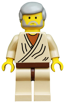 sw0023 - Obi-Wan Kenobi with Light Gray Hair (Old)