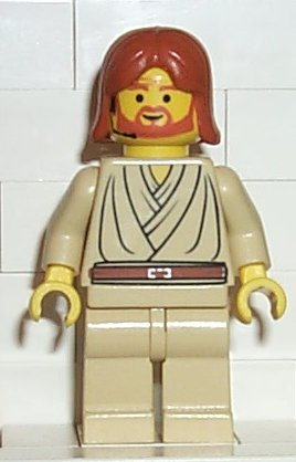 sw0055 - Obi-Wan Kenobi (Young with Dark Orange Hair and Headset)