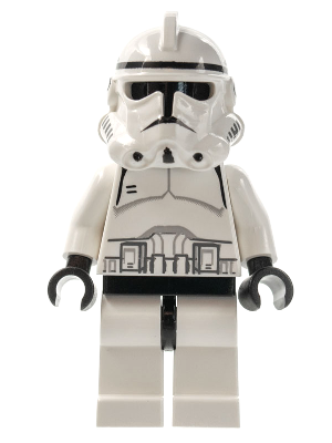 sw0126 - Clone Trooper (Phase 2) - Black Head, Continuous Mouth