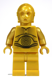 sw0161a - C-3PO - Pearl Gold with Pearl Gold Hands