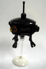 sw0171 - Imperial Probe Droid - White Dish Stand, Lever on Top