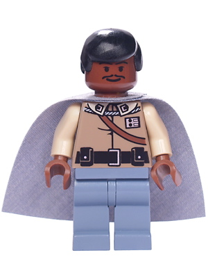 sw0251 - Lando Calrissian - General Insignia (Sand Blue Legs)