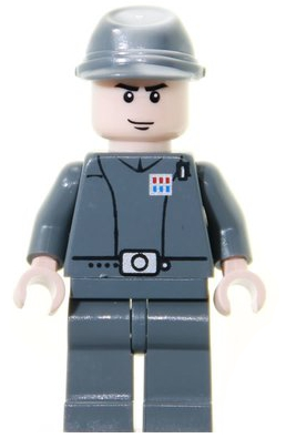 sw0293 - Imperial Officer (Captain / Commandant / Commander) - Cavalry Kepi, Smirk