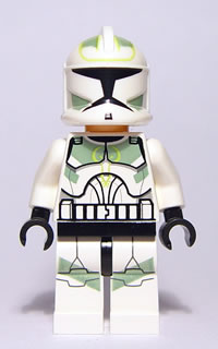 sw0298 - Clone Trooper, Horn Company (Phase 1) - Sand Green and Lime Markings, Large Eyes