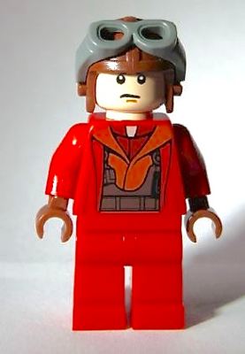 sw0340 - Naboo Fighter Pilot - Red Jumpsuit