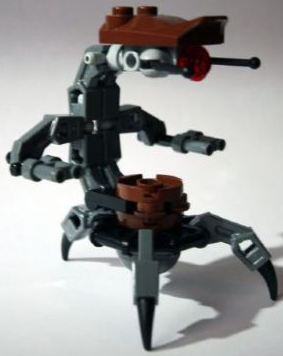 sw0348 - Droideka (Destroyer Droid) - Dark Bluish Gray Arms Mechanical