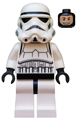sw0366 - Imperial Stormtrooper - Printed Black Head, Dotted Mouth Helmet, Detailed Armor