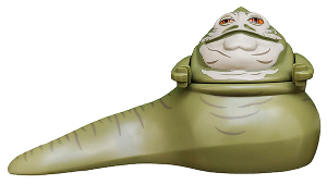 sw0402 - Jabba the Hutt - Olive Green, Tan Face, Dark Tan Wrinkles