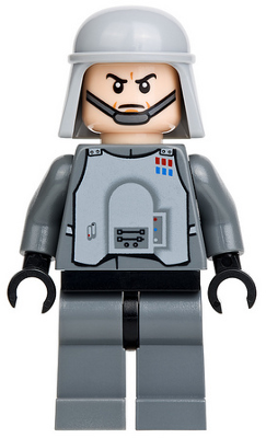 sw0426 - Imperial Officer with Battle Armor (Captain / Commandant / Commander) - Chin Strap