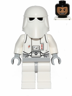 sw0463 - Snowtrooper, Light Bluish Gray Hips, Light Bluish Gray Hands, Printed Head, Torso Back Printing