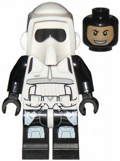 sw0505 - Imperial Scout Trooper - Printed Black Head and Legs