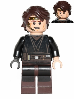 sw0526 - Anakin Skywalker (Dark Brown Legs, Headset)