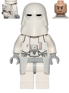 sw0568 - Snowtrooper, Light Bluish Gray Hips, Light Bluish Gray Hands, White Kama