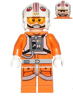 sw0569 - Luke Skywalker (Pilot, Printed Legs, Cheek Lines)