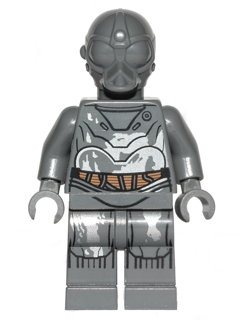 sw0573 - RA-7 Protocol Droid (Dark Bluish Gray)