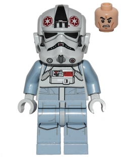 sw0581 - AT-AT Driver - Dark Red Imperial Logo, Grimacing