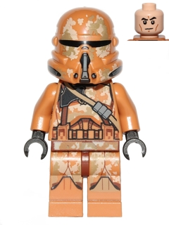 sw0605 - Clone Airborne Trooper (Phase 2) - Geonosis Camouflage, Smirk