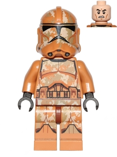 sw0606 - Clone Trooper (Phase 2) - Geonosis Camouflage, Scowl