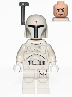 sw0631 - Boba Fett - White, Detailed Pattern