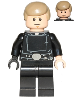 sw0635 - Luke Skywalker - Jedi Master, Dark Tan Smooth Hair