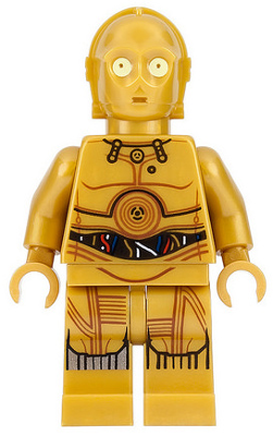 sw0700 - C-3PO - Colorful Wires, Printed Legs
