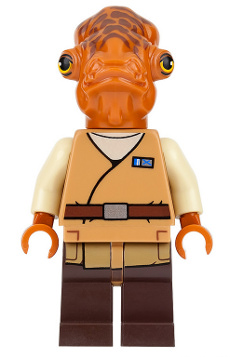 sw0719 - Admiral Ackbar (Medium Nougat Robe)