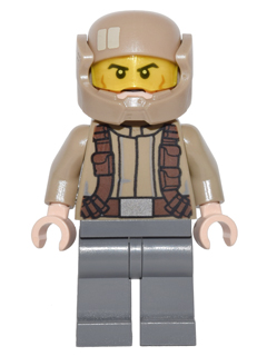 sw0720 - Resistance Trooper - Dark Tan Jacket, Frown, Cheek Lines