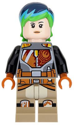 sw0742 - Sabine Wren - Bright Green and Dark Blue Hair