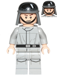 sw0797 - Imperial AT-ST Driver (Helmet with Printed Goggles, Light Bluish Gray Jumpsuit, Printed Legs)