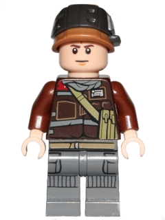 sw0805 - Rebel Trooper - Light Nougat Head, Helmet with Pearl Dark Gray Band (Private Calfor)