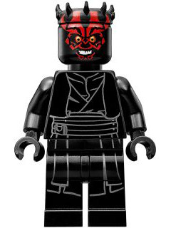 sw0808 - Darth Maul - Horns, Printed Legs, Open Mouth