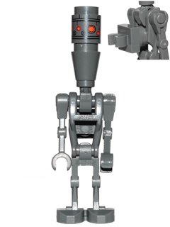 sw0831a - IG-88 with Round 1 x 1 Plate