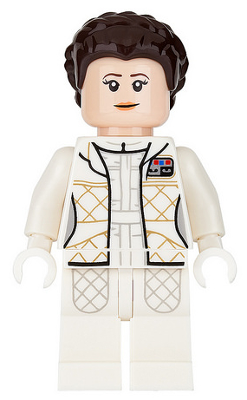sw0878 - Princess Leia - Hoth Outfit, White Jacket, Smile / Breathing Mask