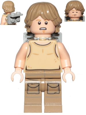sw0907 - Luke Skywalker (Dagobah, Tan Tank Top, Backpack)