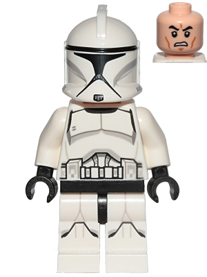 sw0910 - Clone Trooper (Phase 1) - Printed Legs, Scowl