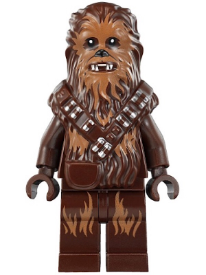 sw0922 - Chewbacca - Dark Brown, Medium Nougat Fur, Crossed Bandoliers