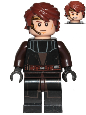 sw0939 - Anakin Skywalker (Black Legs, Headset)