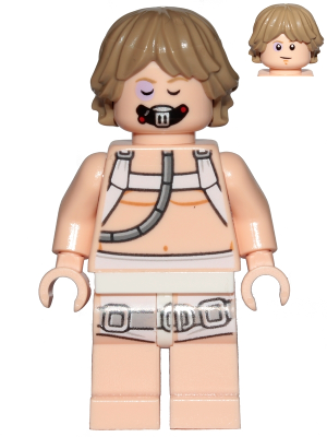 sw0957 - Luke Skywalker (Bacta Tank Outfit, Dark Tan Hair)
