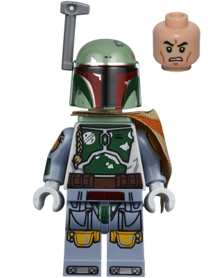sw0977 - Boba Fett - Pauldron, Helmet, Jet Pack, Printed Arms and Legs, Clone Head