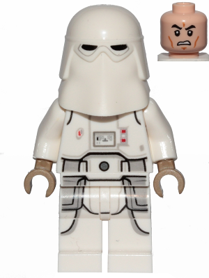 sw1009 - Snowtrooper, Printed Legs, Dark Tan Hands