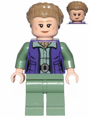sw1011 - General Leia (Dark Tan Turtleneck, Detailed Vest)
