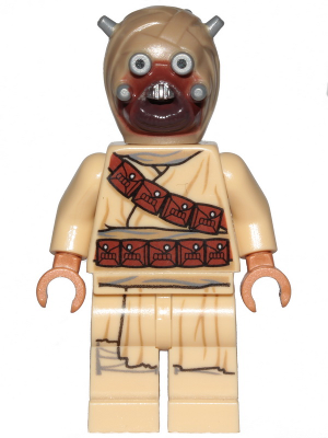 sw1074 - Tusken Raider - Head Spikes, Diagonal Belt