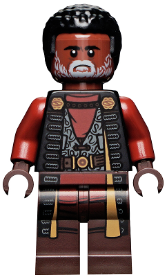sw1156 - Greef Karga - Black Magistrate Robe and Gray Beard