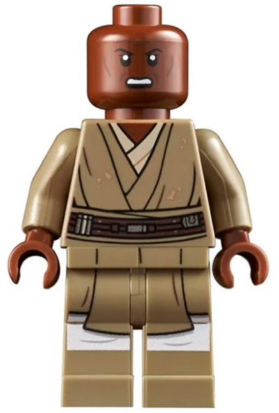 sw1165- Mace Windu (Dark Tan Legs, Open Mouth)